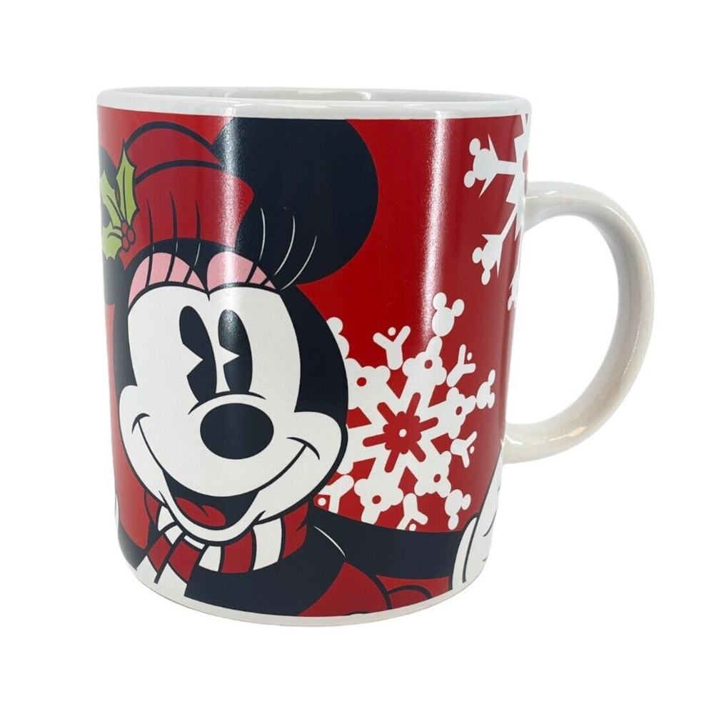 Disney Galerie Minnie Mouse Jumbo Holiday Coffee Mug 24oz Christmas Oversized
